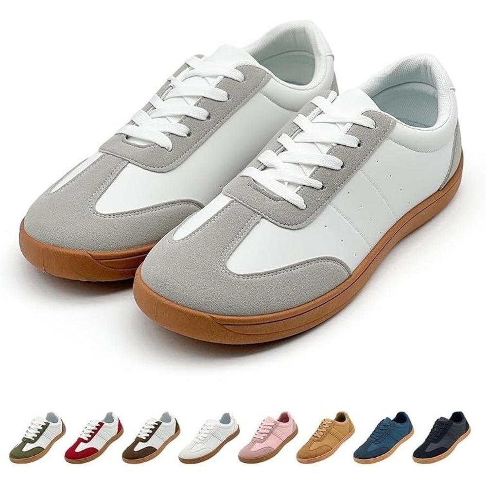 Women's Wide Toe Box Zero Drop Minimalist Barefoot Walking‎ Sneakers/Shoes, 6.5